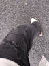 卡圖弛破洞牛仔褲男夏季美式高街潮流韓版ins微喇闊腿寬松休閑直筒褲子 黑灰色 L 【建議110-125斤】 曬單實(shí)拍圖