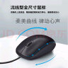 罗技（Logitech）M90有线鼠标USB办公鼠标(M91P造型) 逻辑鼠标台式机笔记本电脑家用鼠标 有线办公光电中大手适用 黑色 晒单实拍图