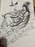 花見(jiàn)2 山海經(jīng)黑白唯美線(xiàn)稿插畫(huà)教程（數藝設出品） 曬單實(shí)拍圖