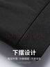 SHANSHAN杉杉夾克男新款簡(jiǎn)約棒球領(lǐng)抗皺耐磨男士外套商務(wù)休閑上衣男 黑色 4XL /195【建議170-200斤】 曬單實(shí)拍圖