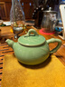 龍泉青瓷 創(chuàng)意家用功夫茶具泡茶壺中式茶壺竹韻手工壺辦公室會客水壺單壺 朱砂胎梅子青-禮盒裝 曬單實拍圖