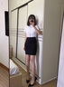 伊婭莎職業(yè)包臀裙女西裝半身裙一步裙子a字工裝短裙工作裙顯瘦正裝裙子 0884黑色長(zhǎng)款不開叉 L 推薦100-110斤 曬單實(shí)拍圖
