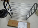 蝸家簡約（WOJIASIMPLE）簡易鞋架家用多層宿舍門口寢室家用鞋柜收納架子浴室拖鞋架置物架 E款黑色-五層 曬單實(shí)拍圖