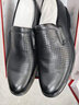 富貴鳥(niǎo)（FUGUINIAO）商務(wù)休閑皮鞋男真皮一腳蹬圓頭正裝鞋牛皮男士皮鞋軟皮中年爸爸鞋 FG0133黑色 44 曬單實(shí)拍圖