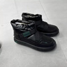 回力棉鞋男秋冬雪地靴加絨加厚高幫男棉靴保暖防寒防滑休閑運動(dòng)鞋子男 黑色【加絨保暖】 41 曬單實(shí)拍圖