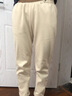 NY-RCE毛呢褲子女秋冬季新款高腰顯瘦蘿卜奶奶褲寬松休閑哈倫褲 雙扣【NZ米色】 S 曬單實(shí)拍圖