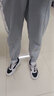威覺褲子男寬松束腳牛仔褲春秋季夏款百搭哈倫褲大碼學(xué)生九分休閑長褲 淺藍(lán)色薄款 XXL碼 曬單實(shí)拍圖