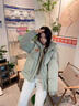 戀的冬季棉服外套秋冬款女學(xué)生高中初中女生羽棉衣絨服女冷天衣服棉襖 韓版加厚豆綠色 均碼（可備注碼數） 曬單實(shí)拍圖