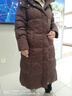 雪中飛羽絨服女2024秋冬季新款鵝絨服收腰顯瘦連帽長(zhǎng)款洋氣女款冬裝外套 咖色 2XL (140-150斤) 曬單實(shí)拍圖