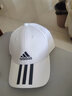 adidas Adidas阿迪達斯帽子 時(shí)尚男帽女帽潮休閑運動(dòng)帽鴨舌帽戶(hù)外旅游遮陽(yáng)網(wǎng)球帽棒球帽 白色 | FQ5411 曬單實(shí)拍圖