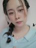 CHOMEL KINSEYs925銀小方鉆項鏈女小眾輕奢高級感鎖骨鏈頸鏈七夕情人節(jié)生日禮物 方鉆項鏈【金色】 曬單實拍圖
