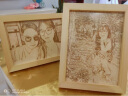 悠乐美情人节新年生日礼物女生送女友纪念日老婆女朋友的照片定制木刻画 精刻8寸（精美礼盒+手提袋） 实拍图