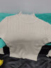 香影芬木耳領(lǐng)毛衣打底衫2025新款女秋冬內搭今年流行漂亮半高領(lǐng)針織上衣 杏色501 2XL (建議125-135斤) 曬單實(shí)拍圖