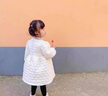 迪士尼寶寶冬裝兒童棉服2025女童加絨加厚羽絨棉衣連衣裙兒童秋冬保暖裝外套 XYH快樂(lè)櫻桃  粉色（加絨） 130 適合身高120-130CM 曬單實(shí)拍圖