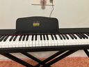 金色年代電鋼琴88鍵重錘成人兒童電子鋼琴家用練習初學(xué)者幼師專(zhuān)業(yè)數碼鋼琴 88鍵基礎款經(jīng)典黑 標配+大禮包+X琴架 曬單實(shí)拍圖