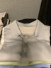布先生針織衫男春夏新款中年休閑純棉翻領(lǐng)半袖打底男裝衣服AT11817 輕云灰 XL (180) 曬單實拍圖