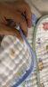 柯斯德尼（kidsneed）新生儿枕头婴儿枕巾宝宝平枕垫10层纯棉纱布云片枕吸汗透气防吐奶 实拍图