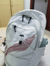 李寧雙肩包書(shū)包男初中生高中大學(xué)生大容量休閑旅行戶(hù)外運動(dòng)背包女 31白紅色雙肩背包 曬單實(shí)拍圖