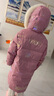 G.DUCKKIDS兒童羽絨服女童中長款洋氣10中大童12免洗加厚白鴨絨寶寶外套冬裝 粉色 130cm穿身高125-135 曬單實拍圖