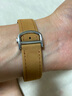 十瑞（SHIRUI）復古磨砂手表帶男適用浪琴積家歐米茄萬(wàn)國雷達庫克沛納海真皮表帶 磨砂復古綠-銀扣 20mm 曬單實(shí)拍圖