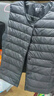 雪中飛20新款百搭時(shí)尚鴨絨女式內穿羽絨馬甲便攜輕薄松緊燈籠袖鴨絨 靜謐灰|8210 M 165/88A 曬單實(shí)拍圖