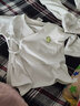 Aengbay昂貝嬰兒衣服夏季薄款套裝寶寶開(kāi)襠褲純棉新生的兒和尚服 淺綠色 59 曬單實(shí)拍圖