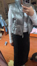 ONLY冬季潮流百搭90%白鴨絨保暖馬甲羽絨服女|124452002 HIZ 金屬銀色 M (165) 84A 曬單實(shí)拍圖