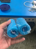 蒙拓嘉 硅膠啞鈴握把杠鈴粗握把套壺鈴健身房器械機(jī)械桿前手臂握把 藍(lán)色10cm 曬單實(shí)拍圖