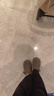 回力厚底勃肯大棉鞋女款加絨外穿毛毛鞋冬季學(xué)生保暖加棉加厚雪地靴 卡其色 37 曬單實(shí)拍圖