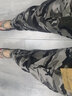 熟翠（SHUCUI）春夏款男士休閑褲韓版潮牌修身束腳褲個(gè)性百搭時(shí)尚松緊腰多口袋工裝褲子男潮流迷彩褲 WJL-691C灰色迷彩 30碼(腰圍2尺3) 曬單實(shí)拍圖