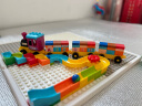 费乐（FEELO）大颗粒儿童拼装积木玩具兼容乐高3-6岁节日礼物53颗粒4节小火车5601 实拍图