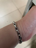 愛(ài)朵鉆 PT950鉑金手鏈男士精品白金豹頭手鏈簡(jiǎn)約大氣手飾禮物送老公 （定制）20-22g長(cháng)17-23cm粗6mm豹頭扣 曬單實(shí)拍圖
