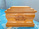 【全國多倉發(fā)貨】錦輝高檔金絲楠木骨灰盒水波紋黃金樟實(shí)木壽材男款女用防腐防潮榫卯棺材下葬墓地殯葬用品 永遠懷念【京東倉發(fā)貨】 曬單實(shí)拍圖