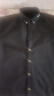 啄木鳥(niǎo)休閑長(cháng)袖襯衣男士秋冬季加絨加厚保暖襯衫潮流帥氣免燙百搭襯衣男 829黑色 加絨 2XL 曬單實(shí)拍圖