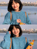 千絲雅假發(fā)套女真發(fā)自然全頭套全真人發(fā)長(zhǎng)發(fā)波波頭新款隱形蕾絲劉海發(fā)套 摩卡棕 中發(fā) 新款【遞針大頭皮】30cm 曬單實(shí)拍圖
