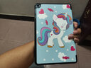 鉆瑪2023款華為平板MatePad SE保護套10.4英寸防摔外殼支撐輕薄AGS5-W00\L09皮套 獨角獸 MatePad SE 10.4英寸保護套+鋼化膜 曬單實(shí)拍圖