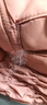 皮爾卡丹（pierre cardin）冬季新款無(wú)領(lǐng)輕薄羽絨棉服女內(nèi)膽短款保暖修身顯瘦時(shí)尚純色上衣 粉色 XL 105-120斤 曬單實(shí)拍圖
