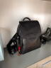 愛(ài)情海頭層牛皮雙肩包初中書(shū)包輕便大容量背包生日禮物高級感送女友老婆 黑色 大包 曬單實(shí)拍圖