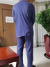 覓絲（Agentmuse）裸感睡衣男莫代爾情侶短袖短褲寬松開衫家居服套裝376NT烏木色XL 曬單實拍圖