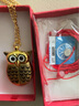 美芙仁卡通男孩少女甲殼蟲(chóng)懷表女孩兒童男孩掛表甲殼蟲(chóng)懷表女孩七星瓢蟲(chóng) 貓頭鷹-金色(配皮繩項鏈)  曬單實(shí)拍圖