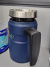 膳魔師（THERMOS）保溫杯不銹鋼水杯把手杯戶(hù)外旅行大容量露營(yíng)杯子TSK2系列 大西洋藍把手杯 530ml 曬單實(shí)拍圖