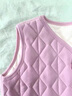 俞兆林女童保暖內(nèi)衣馬甲背心校服神器內(nèi)穿秋冬季小學(xué)生加厚蠶絲棉衣兒童 曬單實拍圖