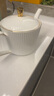 言則中式骨瓷可旋轉(zhuǎn)水具套裝客廳輕奢高檔茶壺茶杯整套禮盒杯具套裝 【骨瓷】無暇水具套裝—木質(zhì)禮盒 曬單實拍圖
