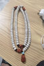 今古樓（jingulou）星月菩提大籽高密順白搭配蜜蠟9*13mm108顆念珠手鏈 J1349（8*12mm） 曬單實(shí)拍圖