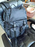 寶加西男士潮流雙肩包休閑旅行電腦背包15.6英寸簡(jiǎn)約韓版高中大學(xué)生書(shū)包 黑色小號 曬單實(shí)拍圖