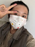 君霖 醫用外科口罩一次性成人掛耳式醫用防護三層隔離口罩甲流預防甲流口罩 【白色】醫用外科口罩 盒裝50片 曬單實(shí)拍圖