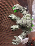 思樂(lè)（Schleich S）仿真動(dòng)物模型艾蘭德火鷹冰怪破冰龍女孩男孩玩具 冰晶虎70147 曬單實(shí)拍圖