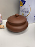 宏中（hongzhong）紫砂茶葉罐普洱醒茶罐家用手工底槽清密封罐中號(hào)便攜陶瓷存儲(chǔ)罐子 扁古罐-原礦底槽青-散茶可裝85g 曬單實(shí)拍圖