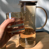 蘇泊爾（SUPOR）涼水壺錐形耐熱玻璃杯耐熱高溫防爆家用涼白開水杯冷水杯高顏值 1.4L琥珀單壺 曬單實拍圖