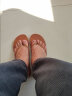 MATXSO·MAX夏季情侣人字拖男时尚欧美男女夹拖凉拖鞋平底沙滩鞋潮流 棕色 43 实拍图